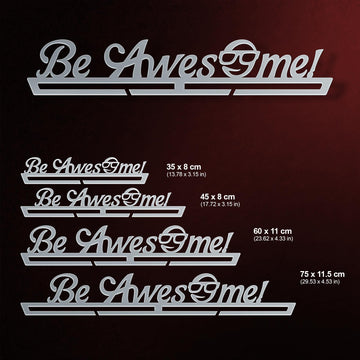 Be Awesome Medal Hanger Display V2-Medal Display-Victory Hangers®