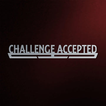 Challenge Accepted Medal Hanger Display-Medal Display-Victory Hangers®