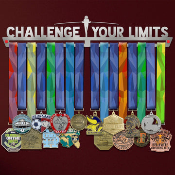Challenge Your Limits Medal Hanger Display-Medal Display-Victory Hangers®