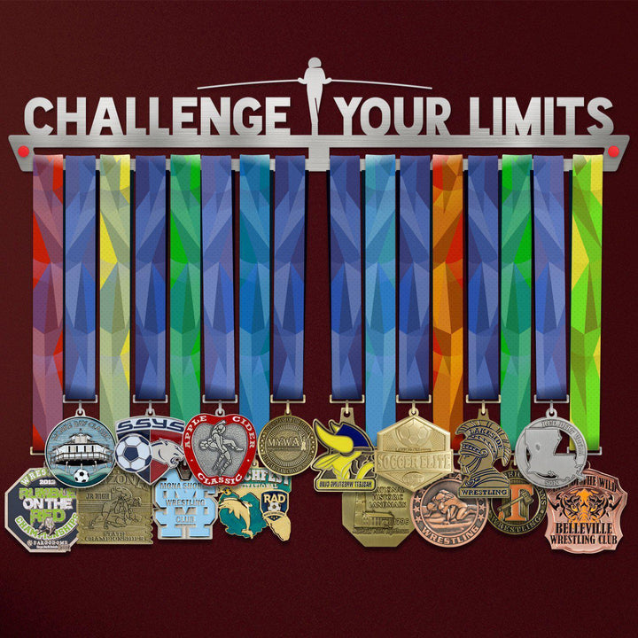 Challenge Your Limits Medal Hanger Display-Medal Display-Victory Hangers®