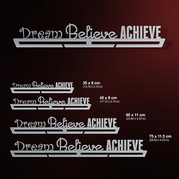 Dream Believe Achieve Medal Hanger Display-Medal Display-Victory Hangers®