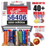 Race Bib Holder + Medal Hanger Display Rack V2-Medal Display-Victory Hangers®