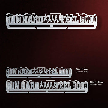 Run Hard Feel Good Medal Hanger Display-Medal Display-Victory Hangers®