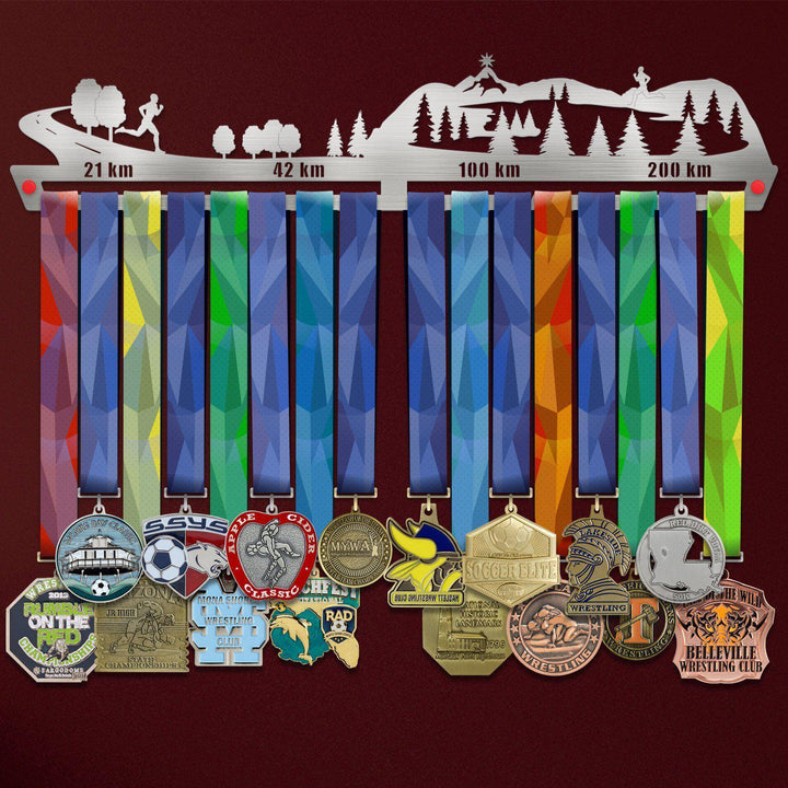 21KM  42KM  100KM  200KM Medal Hanger Display Victory Medal Hangers®