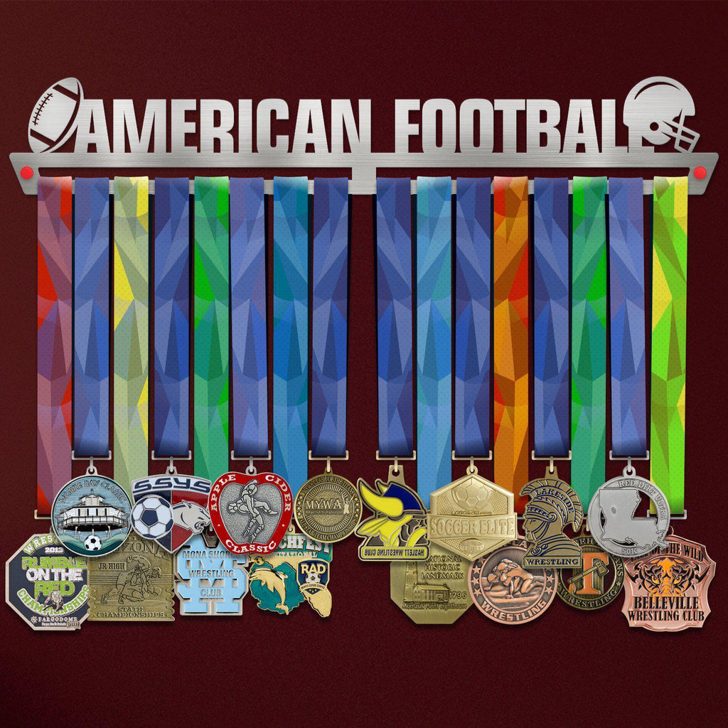 American Football Medal Hanger Display V2-Medal Display-Victory Hangers®