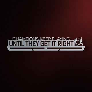 Gancho exhibidor de medallas Champions Keep Playing