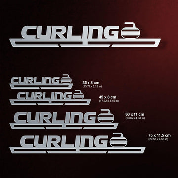 Curling Medal Hanger Display V1 Victory Medal Hangers®