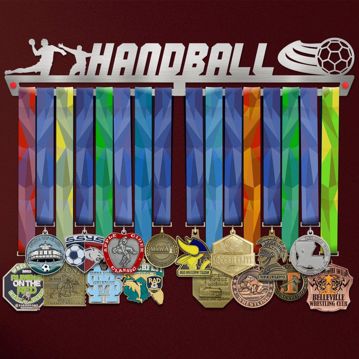 Handball Medal Hanger Display MALE Victory Medal Hangers®