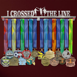 I Crossed The Line Medal Hanger Display V1 Victory Medal Hangers®
