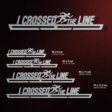 I Crossed The Line Medal Hanger Display V2 Victory Medal Hangers®