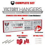 It's A Big World. Go Run It Medal Hanger Display-Medal Display-Victory Hangers®