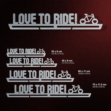 Love To Ride Medal Hanger Display-Medal Display-Victory Hangers®