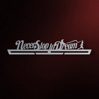 Gancho exhibidor de medallas Never Stop To Dream