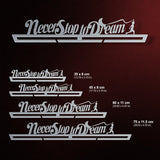 Never Stop To Dream Medal Hanger Display-Medal Display-Victory Hangers®