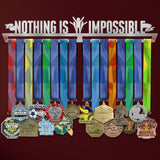 Nothing Is Impossible Medal Hanger Display V2-Medal Display-Victory Hangers®