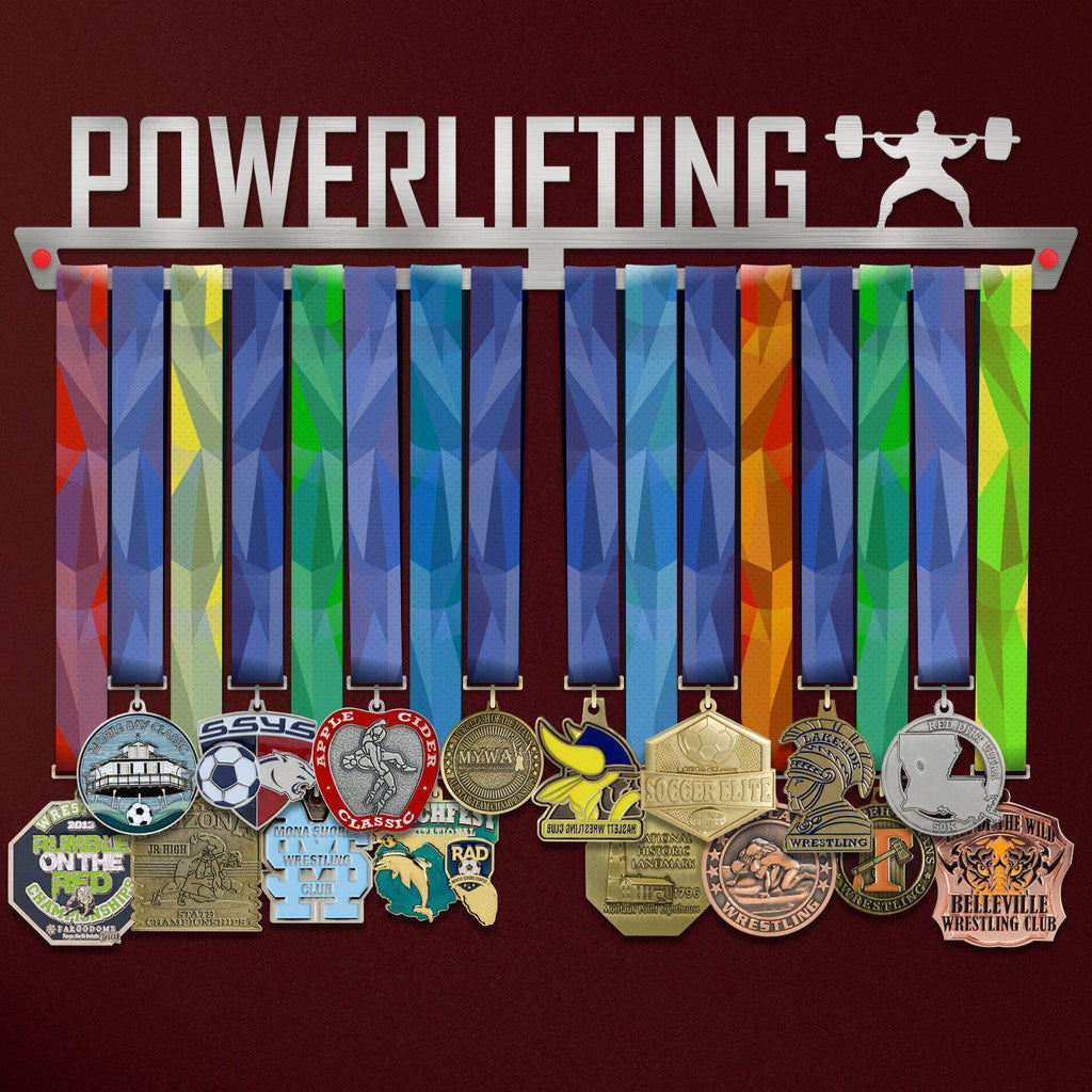 Powerlifting Medal Hanger Display-Medal Display-Victory Hangers®
