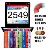 Race Bib Holder + Medal Hanger Display Rack V1-Medal Display-Victory Hangers®