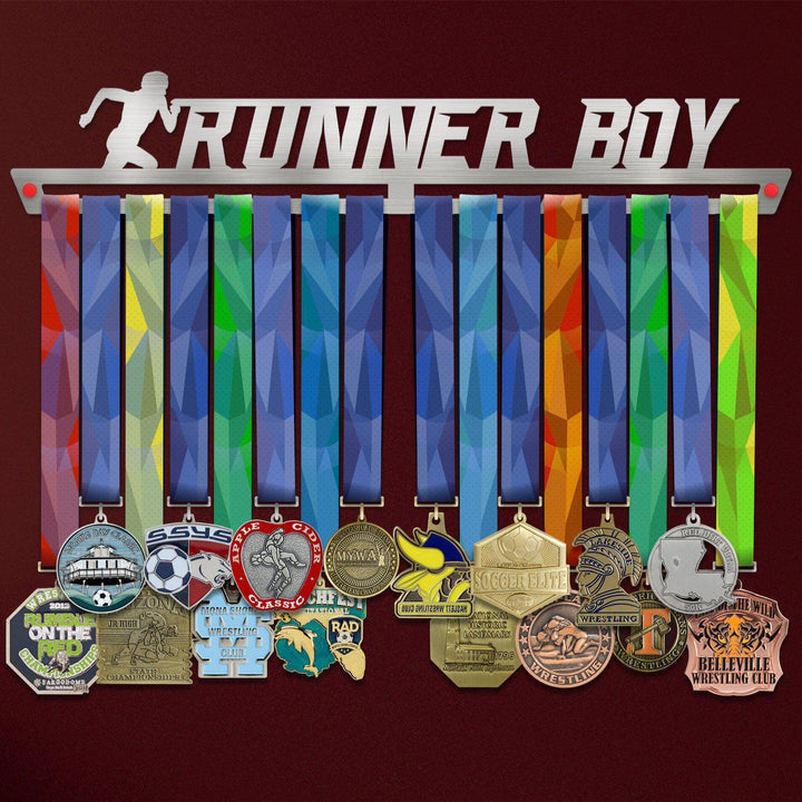 Runner Boy Medal Hanger Display Victory Medal Hangers®
