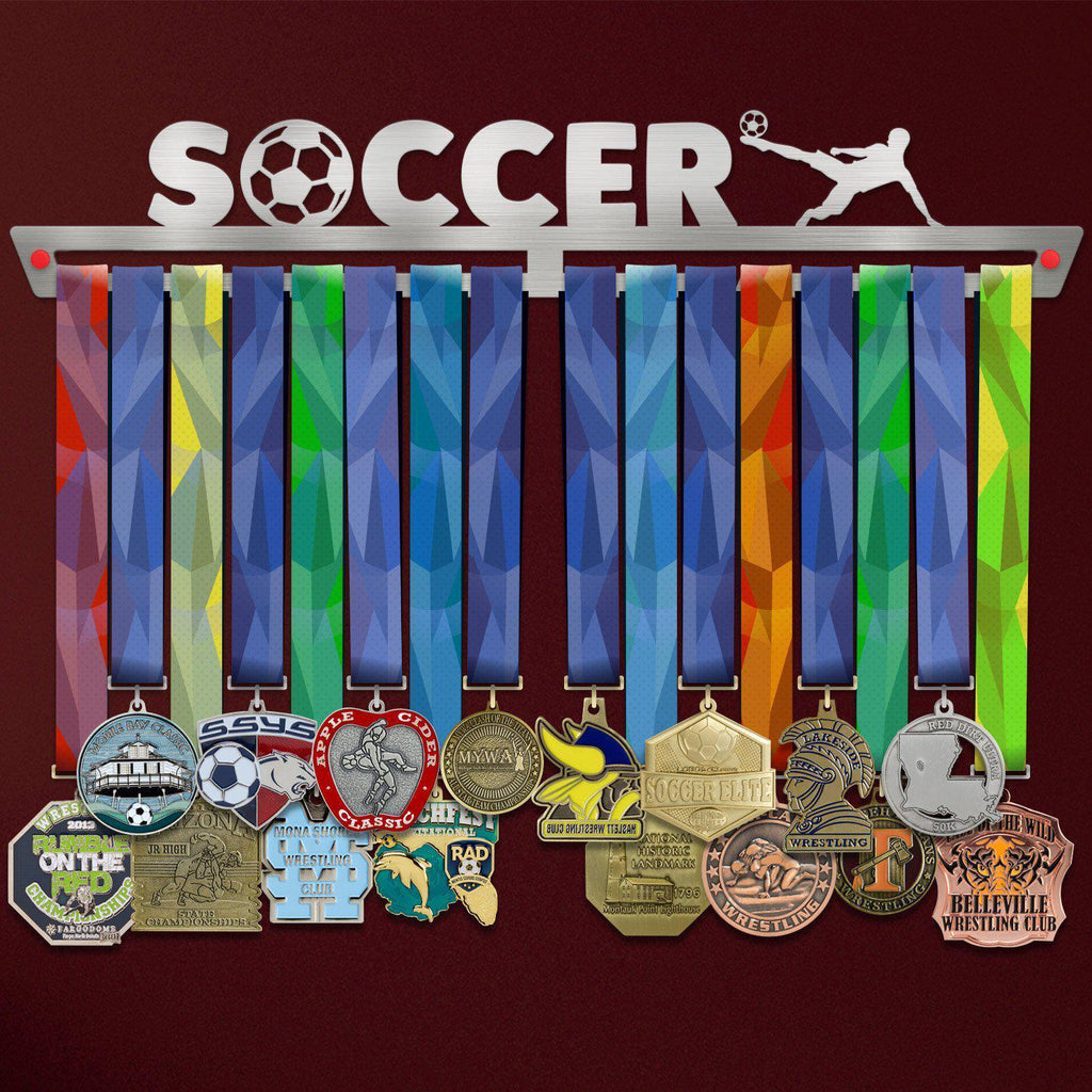Soccer Medal Hanger Display V1-Medal Display-Victory Hangers®