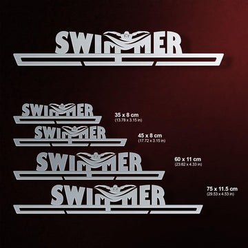 Swimmer Medal Hanger Display V1 Victory Medal Hangers®