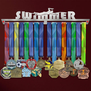 Swimmer Medal Hanger Display V2-Medal Display-Victory Hangers®