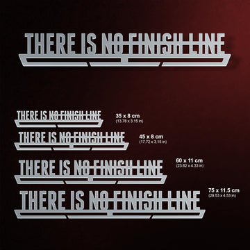 There Is No Finish Line Medal Hanger Display Victory Medal Hangers®